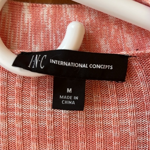 NWOT I.N.C. Concepts Open Front Sweater - Size Medium - Picture 2 of 8